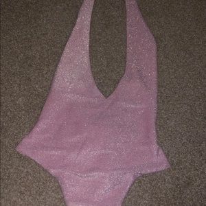 NWT Pink Sparkle Body Suit